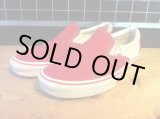 画像: 【30318-1575】VANS　SLIP-ON　（レッド/ホワイト/チェッカーフラッグ）　USED