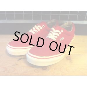 画像: 【30168-1577】VANS　ERA　（レッド）　USED