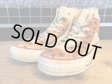 画像: 【30502-1604】converse　ALL STAR HANDPAINTING HI　（タイガー）　USED