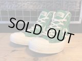 画像: 【30621-1639】converse　CHEVRON STAR HI　（グリーン）　USED