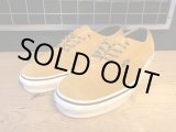 画像: 【30741-1661】VANS　AUTHENTIC SUEDE　（タン）　新品