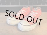 画像: 【30863-1686】converse　ALL STAR OX　（ネオンオレンジ）　USED