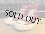 画像: 【31049-1712】converse　ALL STAR HI　（マルーン）　USED