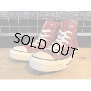 画像: 【31049-1712】converse　ALL STAR HI　（マルーン）　USED