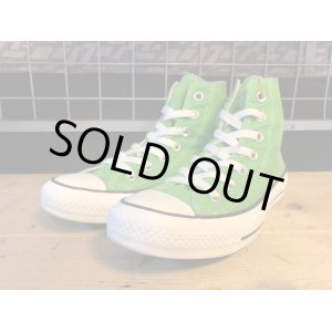 画像: 【30984-1708】converse　ALL STAR HI　（グリーン）　USED