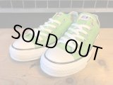 画像: 【31191-1756】converse　ALL STAR COLORDENIM OX　（ライムグリーン）　USED 