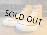 画像: 【31418-1796】converse　ALL STAR HI　（ゴールド）　USED
