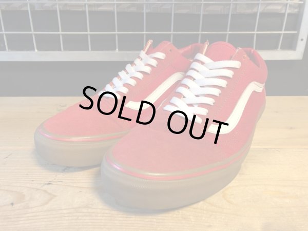 画像1: 【31564-1834】VANS　OLD SKOOL　（レッド/ホワイト/ガム）　USED  (1)