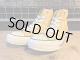 画像: 【31560-1848】converse　ALL STAR AC HI　（イエロー）　USED 