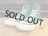 画像: 【31894-1958】converse　ALL STAR HI　（グリーン）　USED