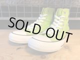 画像: 【31953-1983】converse　ALL STAR COLORS HI　（ライムグリーン）　USED