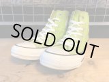 画像: 【31964-1988】converse　ALL STAR COLORS HI　（ライムグリーン）　USED