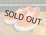 画像: 【31848-1998】VANS　AUTHENTIC　（オレンジ）　USED