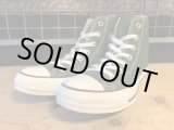 画像: 【32075-2015】converse　ALL STAR HI　（フォレストグリーン）　USED