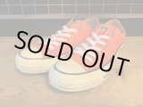 画像: 【32066-2019】converse　ALL STAR OX　（ネオンオレンジ）　USED