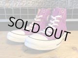 画像: 【32287-2099】converse　ALL STAR HI　（パープル）　USED