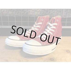 画像: 【32318-2120】converse　ALL STAR HI　（ダークレッド）　USED