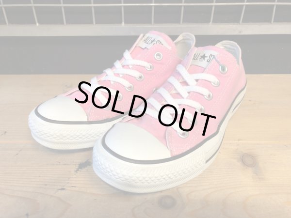 画像1: 【32578-2193】converse　ALL STAR OX　（ピンク）　USED (1)