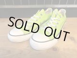 画像: 【33063-2256】converse　ALL STAR OX　（ライムグリーン）　USED