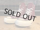 画像: 【33301-2303】converse　ADDICT CHUCK TAYLOR CANVAS HI　（マルーン）　USED