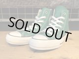 画像: 【33340-2307】converse　ALL STAR 100 COLORS HI　（グリーン）　USED