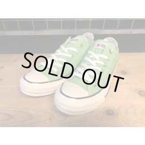 画像: 【34242-2410】converse ALL STAR US COLORS OX （フルオレセントグリーン）　USED