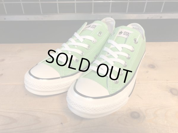 画像1: 【34242-2410】converse ALL STAR US COLORS OX （フルオレセントグリーン）　USED (1)