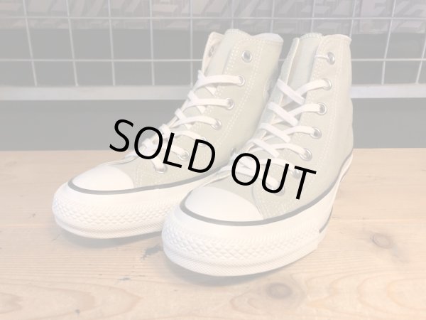 画像1: 【34124-2461】converse　ALL STAR NOKORIZOME HI　（ヨモギ）　USED (1)