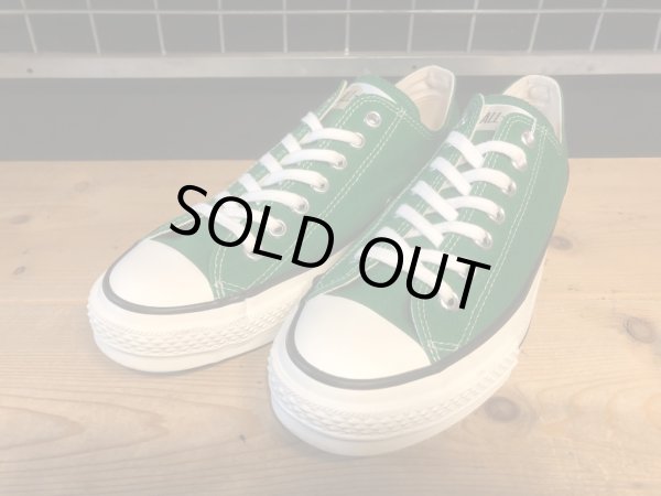 画像1: 【34469-2469】converse　ALL STAR J OX　（グリーン）　USED (1)