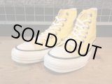 画像: 【35196-2555】converse　ALL STAR J HI　（イエロー）　USED