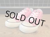 画像: 【34948-2562】converse ALL STAR US COLORS OX （ローズ）　USED