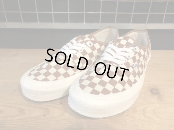 画像1: 【35316-2576】VANS　AUTHENTIC 44 DX　（ホワイト/ブラウン）　USED (1)