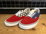 画像: 【35442-2597】VANS　ERA　（ブルー/レッド/ブラック・ホワイトチェック）　USED