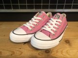 画像: 【35393-2607】converse　ALL STAR OX　（ピンク）　USED