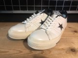 画像: 【35486-2600】converse　ONE STAR J CP　（クリーム/ブラック）　USED