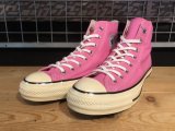 画像: 【35585-2625】converse　ALL STAR US AGEDCOLORS HI　（ストロベリー）　新品