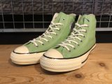 画像: 【35586-2626】converse　ALL STAR US AGEDCOLORS HI　（ピスタチオ）　新品