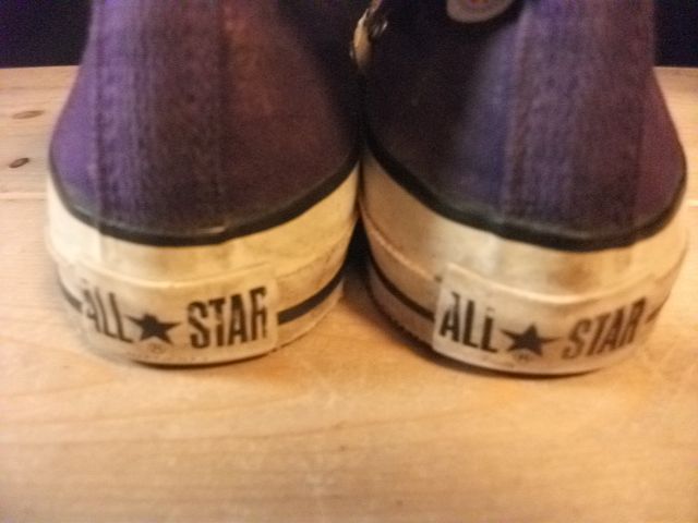 画像: 【21461-3】converse ALL STAR HI （パープル）　USED