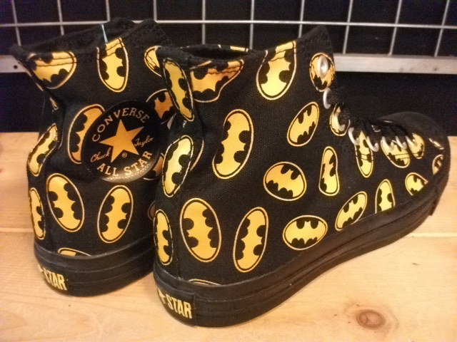 画像: 【23009-15】converse CT ALL STAR PRT HI BATMAN （ブラック/イエロー）　新品