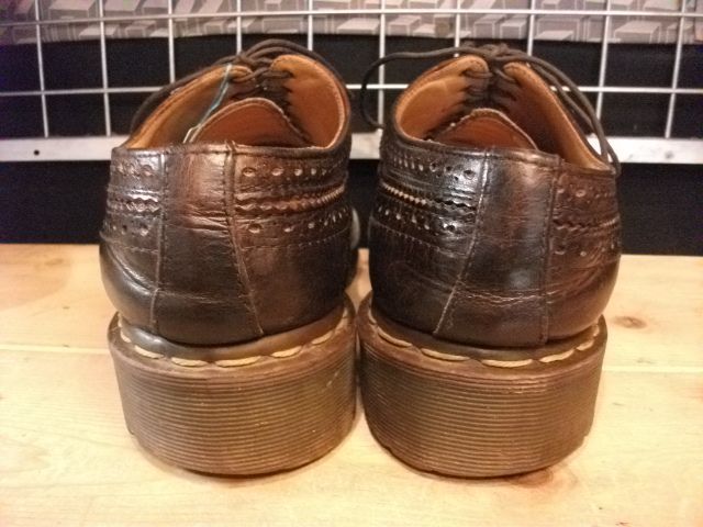 画像: 【24373-51】Dr.Martens　ウィングチップローカット　（キャメル/ブラウン）　USED