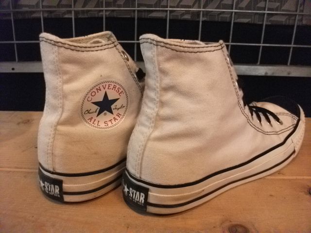 画像: 【23911-57】converse ALL STAR POC HI （ホワイト/ブラック）　USED