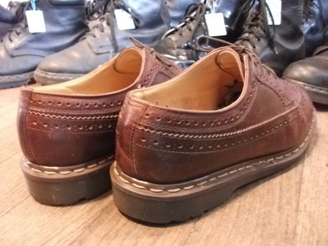 画像: 【22153-114】Dr.Martens　ウィングチップローカット　（ブラウン）　USED