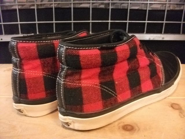 画像: 【24077-126】VANS　CHUKKA　（ブラック/レッド）　USED