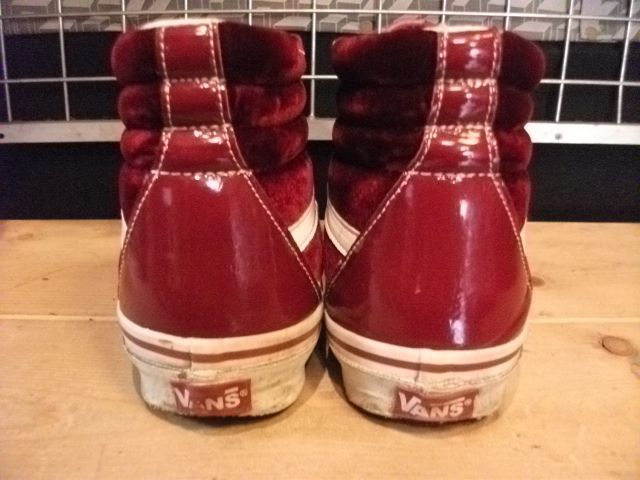 画像: 【24200-128】VANS　SK8-HI　Valentine　（ワインレッド）　USED