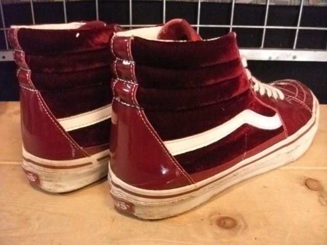 画像: 【24200-128】VANS　SK8-HI　Valentine　（ワインレッド）　USED