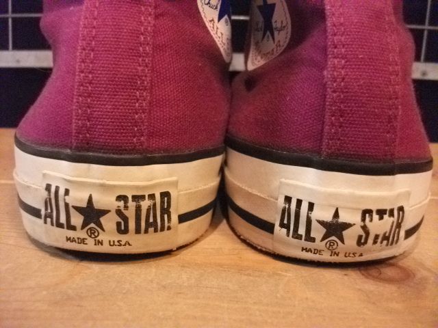 画像: 【21765-139】converse ALL STAR HI （グレープ）　USED