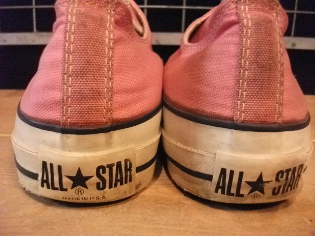 画像: 【14558-137】converse ALL STAR OX （ピンク）　USED