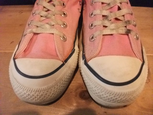 画像: 【20966-142】converse ALL STAR HI （ピンク）　USED