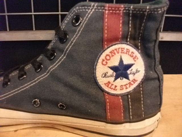 画像: 【22334-143】converse ALL STAR HI （ネイビー）　USED