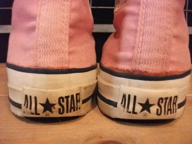 画像: 【20966-142】converse ALL STAR HI （ピンク）　USED